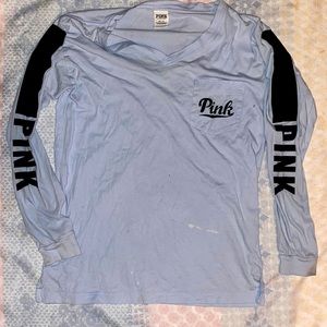 Victoria Secret/Pink Baby Blue T-shirt